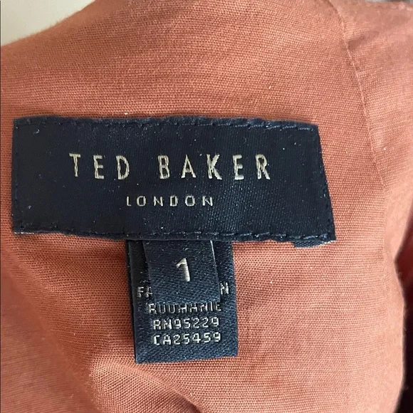 Rust Ruffled Midi Skirt - Picture 4 of 4